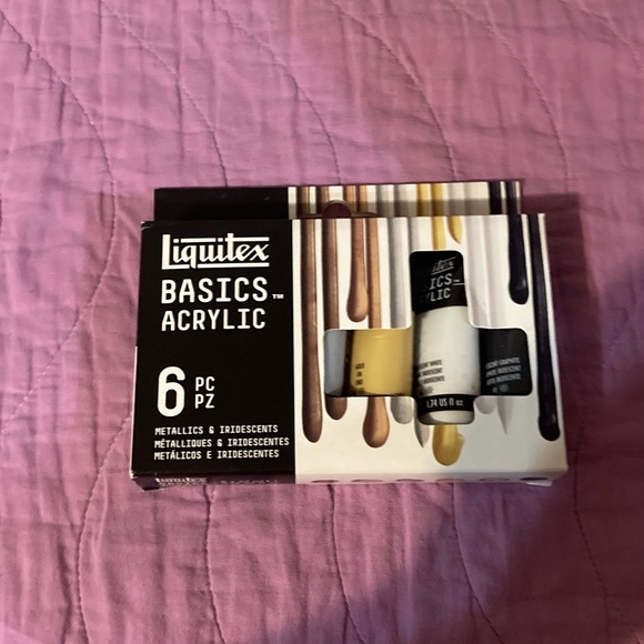 liquitex Art Liquitex Basics Acrylic Paint Metallic And Iridescent
